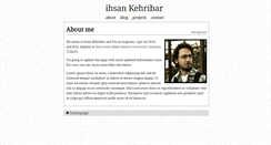 Desktop Screenshot of kehribar.me